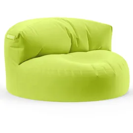 Green Bean Indoor, Hellgrün, Textil, Füllung: EPS Mikroperlen,Styroporkugeln,Styroporkugeln, Rund, 90x50x50 cm, Hergestellt in Deutschland, Gartenmöbel, Outdoor-Sitzsäcke