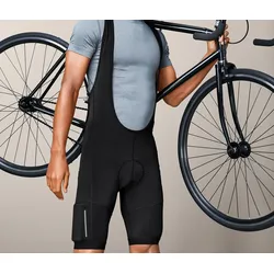 Tchibo - Fahrrad-Trägerhose - Herren - Gr. S - schwarz