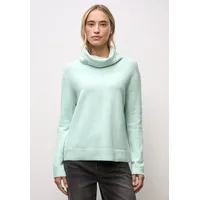 STREET ONE Damen, A302786 Rollkragen Sweater, mellow mint Mel.,