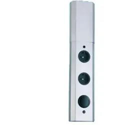 Naber 7053005, Mira Wand 2, 2fach, mit Schalter für externe Beleuchtung