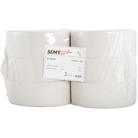 Jumbo Toilettenpapier SEMYtop - 2 - lagig - Recycling - 6 Rollen