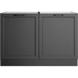 KOCHSTATION Spülenschrank »KS-Lana«, Breite 120 cm, grau