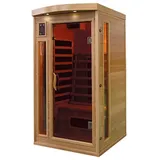 purehaven Infrarotkabine 90x90x190 cm aus Pacific Coast Hemlock-Holz