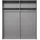 möbel-direkt.de Schwebetürenschrank Chalet 180 x 208 x 65 cm Weiß