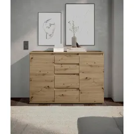 Bega Kommode BREST, 119 x 84 cm - 2 Türen 4 Schubladen, - Artisan Eiche Dekor