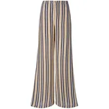 Madeleine Palazzohose Weite Streifenhose Blau 36