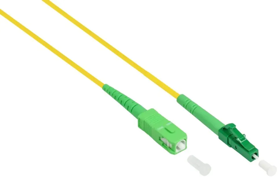 Alcasa LW-S902LASA InfiniBand/Glasfaserkabel 2 m LC SC FTTH Gelb