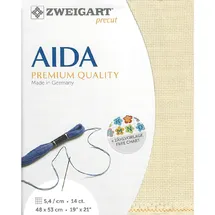 Zweigart Precut Stern-Aida col.770 Stoffzuschnitt, 48 x 68 cm