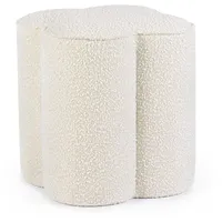 BIZZOTTO Pouf Cointa aus Boucle-Stoff, Natur