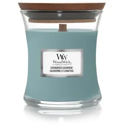 WoodWick KLEINES GLAS EVERGREEN CASHMERE Kerzen 85 g 