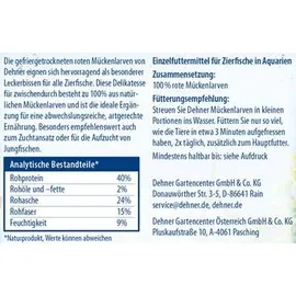 Dehner Rote Mückenlarven gefriergetrocknet 20 g