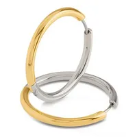 Boccia Titanium Boccia 05073-04 Damen-Ohrringe Titan Zweifarbig 32 mm