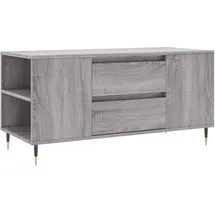 furnicato Couchtisch Grau Holzwerkstoff 102 x 50 x 44,5 cm