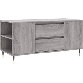 furnicato Couchtisch Grau Holzwerkstoff 102 x 50 x 44,5 cm