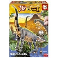 Educa Brachiosaurus, 3D Puzzle with creature
