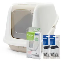Savic Katzentoilette Nestor Giant  geschlossen Beige