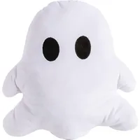 Horror-Shop Geist Plüschkissen 38 x 38 cm Schwarz/Weiß
