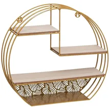 Atmosphera Wandregal Metall 0 x 0 x 0 cm Gold
