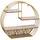 Atmosphera Wandregal Metall 0 x 0 x 0 cm Gold
