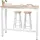 Woltu Bartisch 120 x 40 x 100 cm Beige
