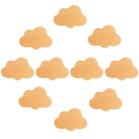 HDJNal Schrankgriffe aus Holz, Wolkenform, 10 Stück, Holz-Schubladengriffe, Möbelknöpfe, Möbelknöpfe, Kinderzimmer-Schubladengriffe für Dekoration