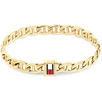 Tommy Hilfiger OCEANIC Armband Edelstahl goldfarben 2790646 Größe 19 cm