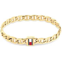 Tommy Hilfiger OCEANIC Armband Edelstahl goldfarben 2790646 Größe 19 cm