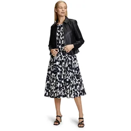 Vera Mont Cocktailkleid Blau/Weiß 40