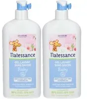 Natessance Gel lavant bébé Nettoyant 2x500 ml