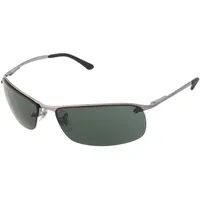 Ray-Ban RB3183, 004/71), 63) gunmetal - green