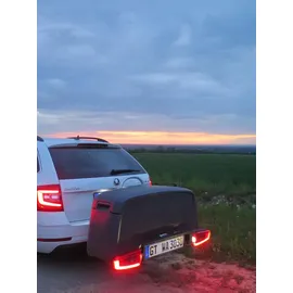Westfalia Transportbox Anhängekupplungsträger Anthrazit