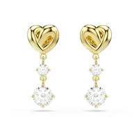 Swarovski Ohrhänger Lifelong Drop Rundschliff Herz Weiß 2013796