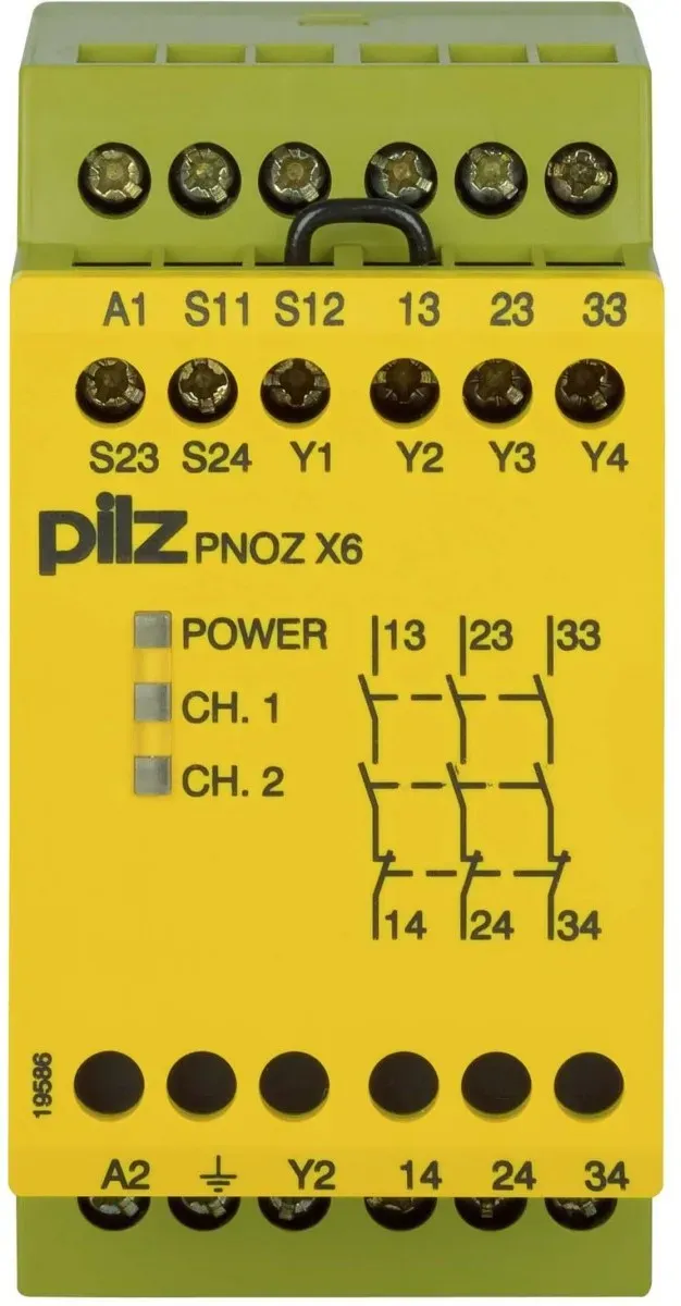 Pilz Not-Aus-Schaltgerät PNOZ X6 #774721