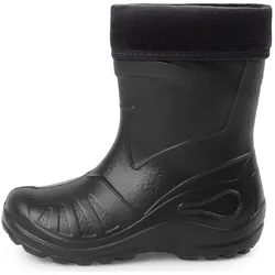 Kinder Gummistiefel gefüttert KL050 - Schwarz - 33