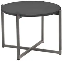 AppleBee Gartentisch 54 x 54 x 30 cm Grau/Rot/Schwarz