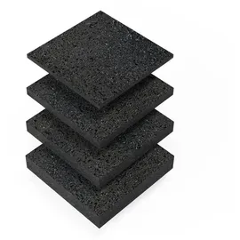 BAUHELD Terrassenpads Schwarz 90 x 90 x 3 cm 30 St.