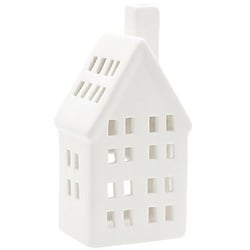 Haus aus Keramik, für Teelichter, 9 x 17,5 cm