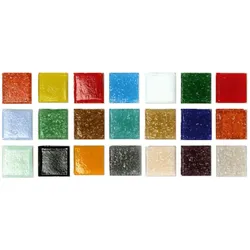 rayher MOSAIKSTEIN BUNT GEMISCH 1CM  Eimer 1kg 1453049