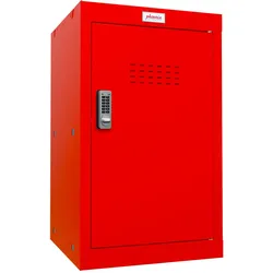 Phoenix CL0644RRE Würfel-Schließfach Cube Locker 87L Rot - Elektronisches Schloss - Für Hause, Büro, Fitness, Schüle