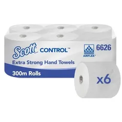 CONTROL EXTRA STRONG Handtücher Rolle / Weiß