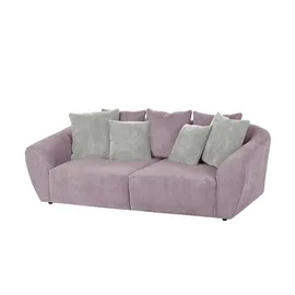 Smart Big Sofa altrosa - Cordstoff ¦ rosa/pink ¦ Maße (cm): B: 250 H: 81 T: 106