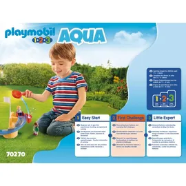 Playmobil 1.2.3 Wasserrutsche 70270