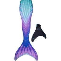 Fin Fun Meerjungfrauenflosse Limited Edition mit verstärkten Spitzen inkl. Monoflosse - Meerjungfrauenflosse für Mädchen und Damen in realistischen 3D Mustern und originaler Fin Fun Qualität