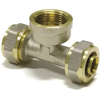 Pipetec Schraubfitting-T-Stück mit Innengewinde 26 x 3,0 - 3/4''