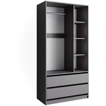 Vicco Kleiderschrank Elmo 100 x 200 x 50 cm Anthrazit