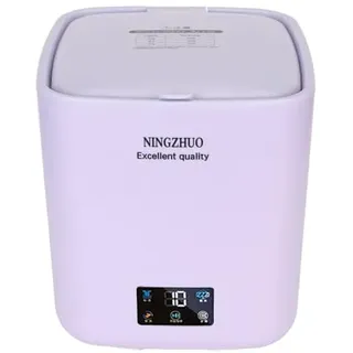 Tragbare Waschmaschine, 7 L Mini-Waschmaschine und Trockner mit Großem Fassungsvermögen, Automatische Kleine Waschmaschine mit Touchscreen für Wohnung, Wohnheim, Wohnmobil (Lila)