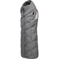 Ragwear Steppweste "Natalka Vest", Damen, Gr. XL (42), grau,