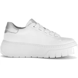 Gabor Sneaker in Weiß/Silber | Gr.: 38,5