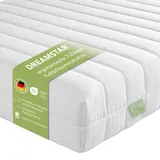 DREAMSTAR Easy Flex | ergonomische 7-Zonen Kaltschaummatratze | Öko-Tex Zertifiziert | Härtegrad 2 und 3 (H2 & H3) | Rollmatratze 16 cm | Made in EU I 120 x 200 cm