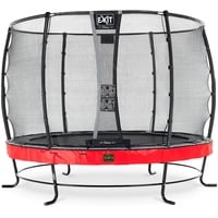 EXIT TOYS Elegant Premium Trampolin 366 cm inkl. Deluxe Sicherheitsnetz rot